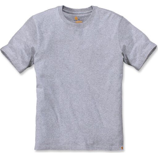 Carhartt Men's Relaxed Fit Heavyweight Short Sleeve T-Shirt M , Heather Grey