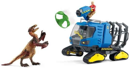 Schleich Terrengkjøretøy med Dakotaraptor Lekesett for Dyr, 5+ år