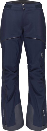 Norr?na Women's Trollveggen Gore-Tex Pro Light Pants Bl? S Woman