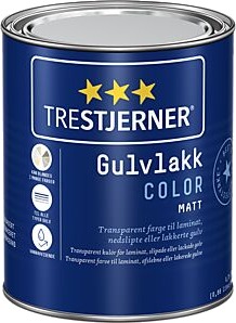 Trestjerner gulvlakk matt transparent color 068 liter