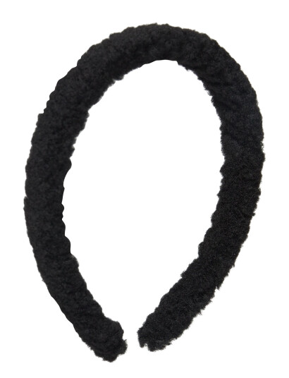 Pipol"s Bazaar Furry Headband - Black - ONE SIZE
