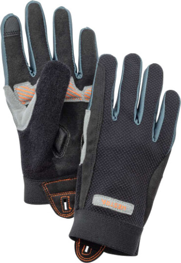 Hestra Bike Guard Jr. Long 5 finger Svart 7