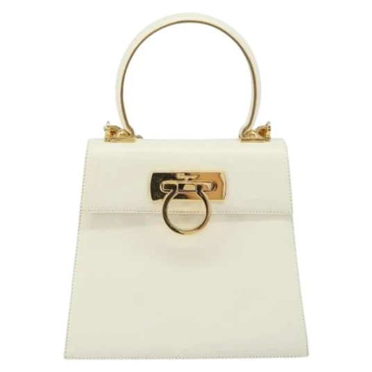 Salvatore Ferragamo Pre-owned Dame Pre-owned Hvit