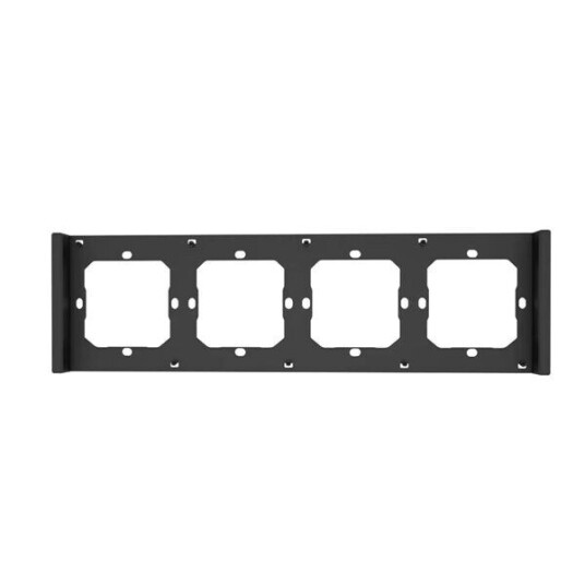 Sonoff Frame for switch M5 80 quadruple 4-fold M5-4C-80-F (graphite/black)