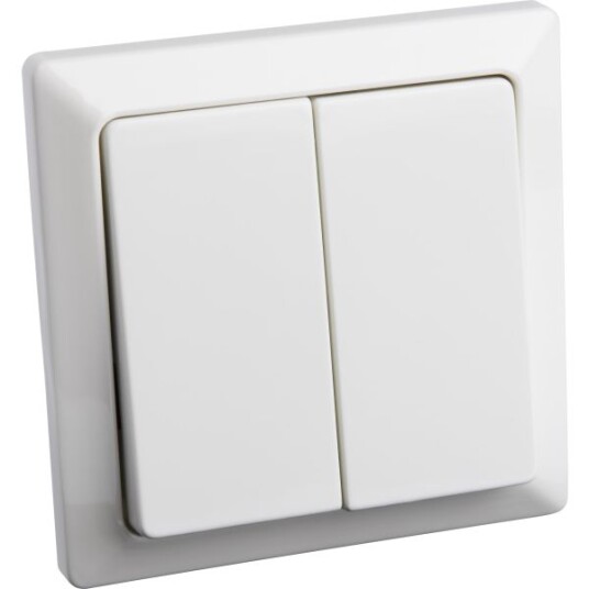 Gelia 4000036022 Strømbryter innfelt, dobbeltrapp Gelia 4000036022 Strømbryter innfelt, dobbeltrapp