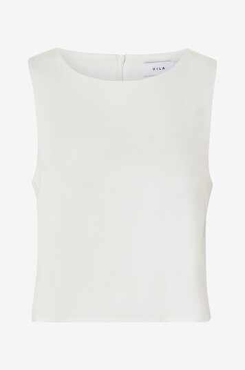 Vila Topp viSalini Sleeveless Top Hvit