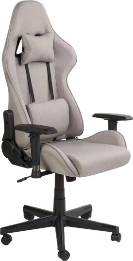 Gamingstol Warrior Beige/svart Beige/svart