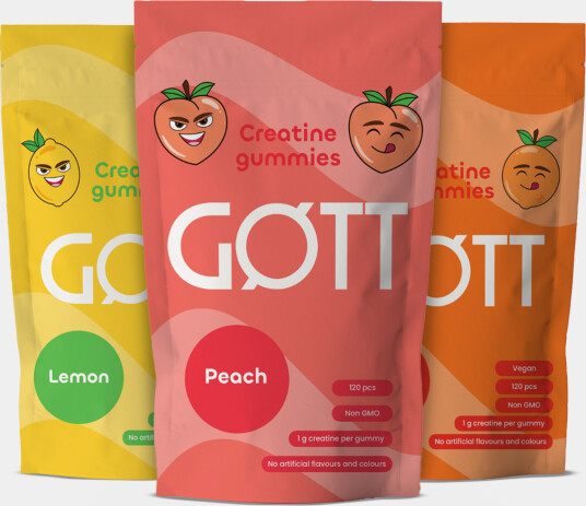 Gøtt Creatine Gummies smakspakken 3 Pack Gøtt Creatine Gummies smakspakken 3 Pack