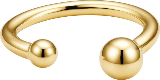 Makeup Mekka Chunky Ball Ring Gold