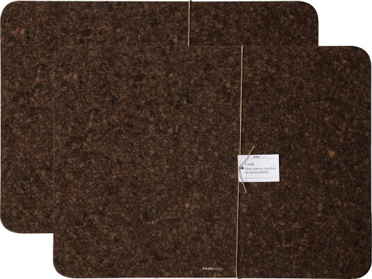 Formgatan Cork spisebrikke 30x40 cm 2 stk. Smoked Formgatan Cork spisebrikke 30x40 cm 2 stk. Smoked