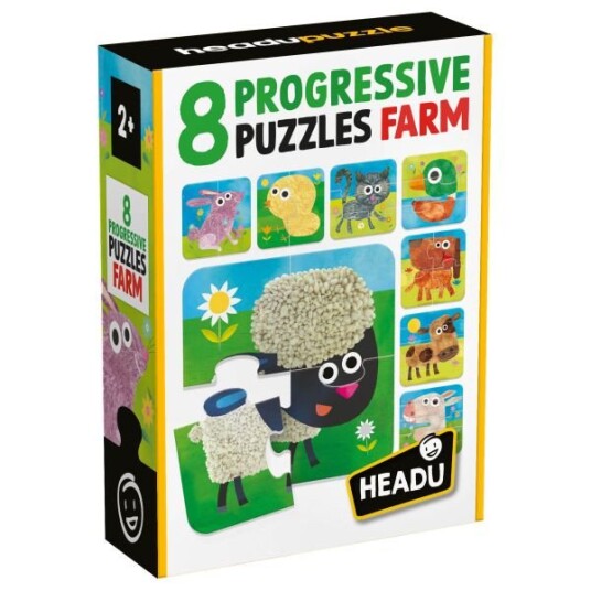 Headu 8 Progressiv Puslespill 2+Ã¥r GÃ¥rden Headu 8 Progressiv Puslespill 2+Ã¥r GÃ¥rden