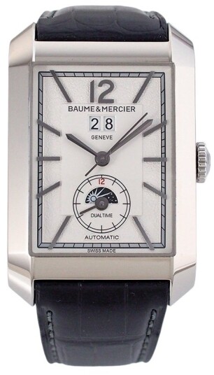 Baume & Mercier Herreklokke M0A10523 Hampton Sølvfarget/Lær Baume & Mercier Herreklokke M0A10523 Hampton Sølvfarget/Lær