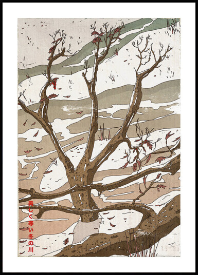 The Beautiful Cold Winters Stream Plakat Plakat / 70x100cm