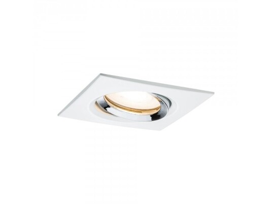 Paulmann 936.64 Innsunket Spotlight Gu5.3 1 Ampuller 35 W 230 V Kromfarget Hvit