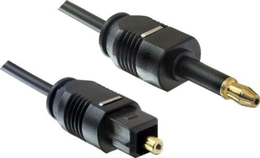 Kabel Premiumcord Toslink Mini - Toslink 2,2 M Czarny (Kjtos2-2)