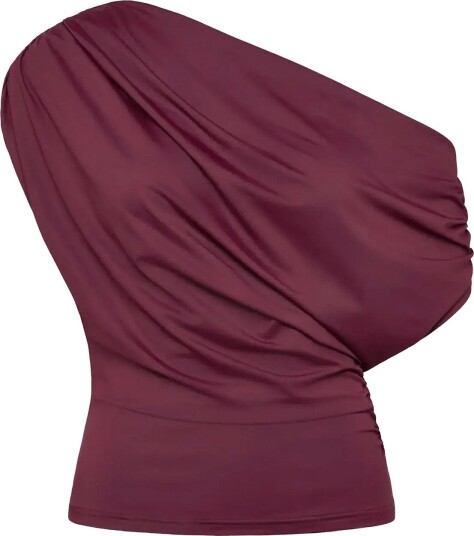 Rosemunde Rwbridget Draped Ss T Shirt WINDSOR WINE L