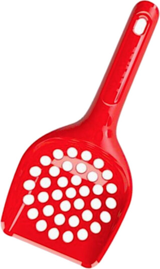 Kattespade Med Logo 1 Stk. Rød