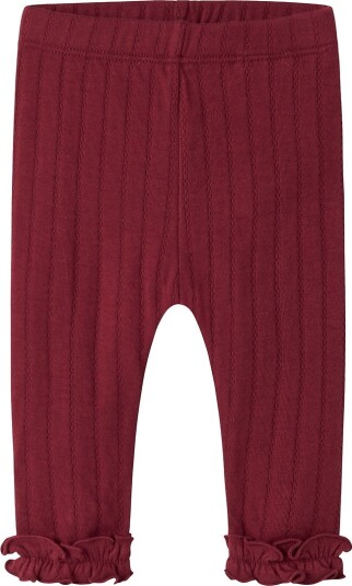 Lil' Atelier NbfRiver Leggings Sykkelrød 62