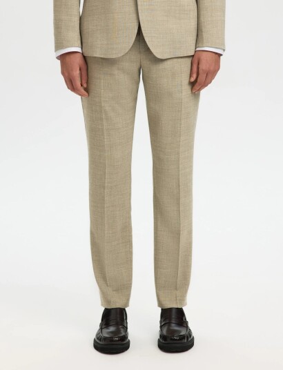 Selected Slmslim Oasis Linen Trs Noos   Beige   44