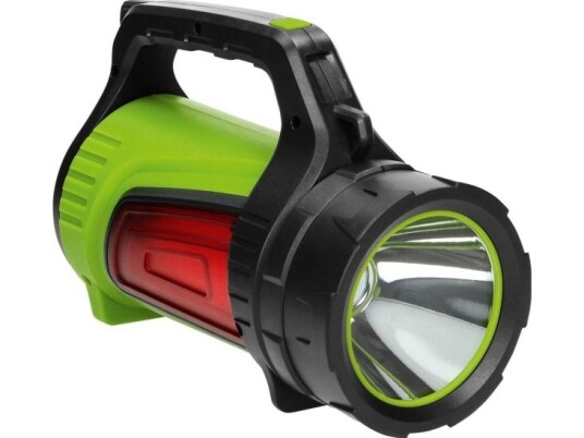 Orno Oppladbar Led-Lommelykt 10W, 1000Lm, 4000Mah, Strømforsyningsenhet, Batteriindikator