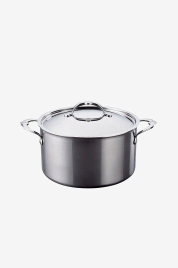 Hestan Kjele med lokk NanoBond diameter 26 cm 7,6 liter Krom Hestan Kjele med lokk NanoBond diameter 26 cm 7,6 liter Krom