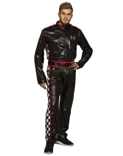 Racing Driver Kostyme med Belte til Mann M/L