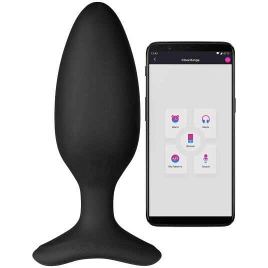 Lovense Hush 2 Appstyrt Medium Analplugg Lovense Hush 2 Appstyrt Medium Analplugg