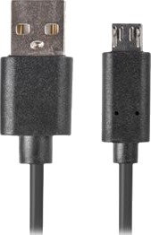 Lanberg   Usb Kabel   Usb Hann Til Micro Usb Type B Hann   Usb 2.0   1.8 M   Svart