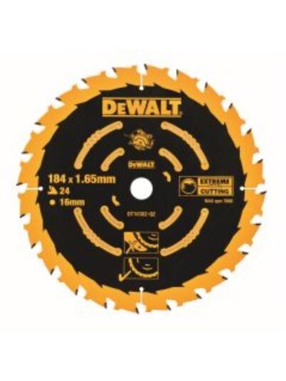 Dewalt 184 mm 40T Sirkelsagblad for Tre - Elektroverktøy Tilbehør