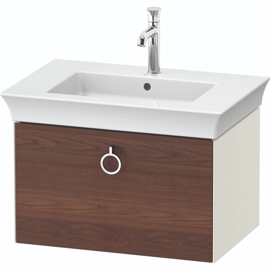 Duravit White Tulip Servantskap 1 skuff 68,4x45,8x41 cm Valnøtt/Nordisk Hvit