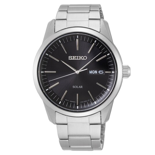 Seiko Solar SNE527P1 - Herre - 40 mm - Analog - Kvarts urverk - Safirglass Seiko Solar SNE527P1 - Herre - 40 mm - Analog - Kvarts urverk - Safirglass