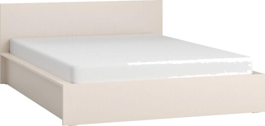 Seng med hodegjerde 4 You Fresh med Hevet Ramme Sand Beige 160 x 200 cm