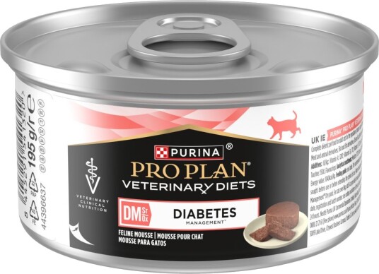 Purina Pro Plan Veterinary Diets Våtfôr Veterinary Diets Feline Dm St Ox Diabetes Management Mousse 24 X 195 G