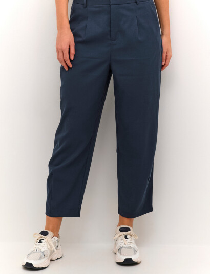 Kaffe Kamerle Pants Cropped - Navy - 34 Kaffe Kamerle Pants Cropped - Navy - 34