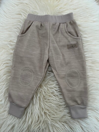 Need it   Bukse i ull/bambus "DIGG" Sand