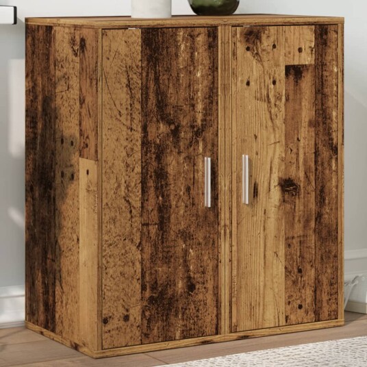 Skoskap 2 stk gammelt tre 32x35x70 cm konstruert tre 8721158556073 Skoskap 2 stk gammelt tre 32x35x70 cm konstruert tre 8721158556073