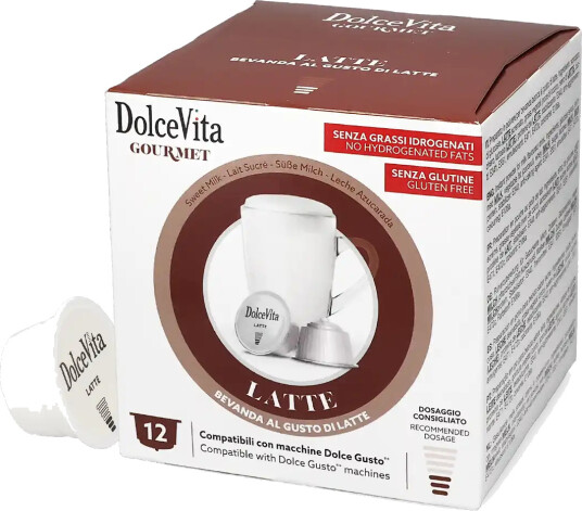 Dolce Vita | Søtet Melk 12 kapsler til Dolce Gusto
