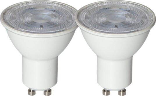 LED pære GU10 2 pakning spotlight 2W 3000K 170 lumen