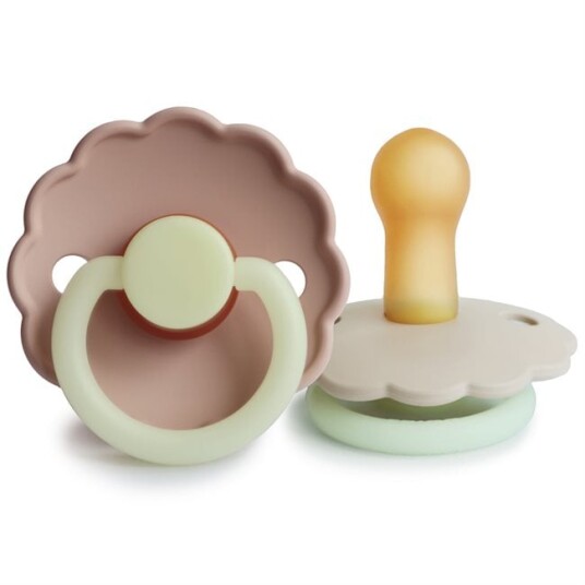 Frigg 2 Pk Smokk Natt Naturgummi Cream&blush