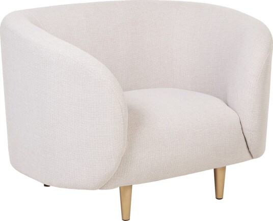 Lenestol Loen Beige gull/polyester Beige gull/Polyester