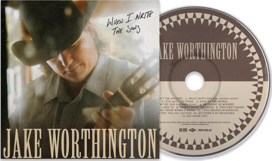 Jake Worthington When I Write The Song CD