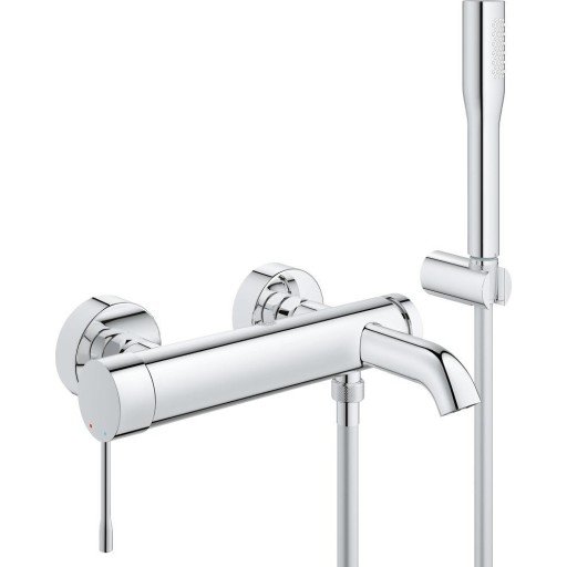Grohe Essence badekarbatteri Med hånddusjsett, Krom