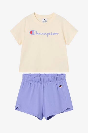 Champion T skjorte + shorts Beige Champion T skjorte + shorts Beige