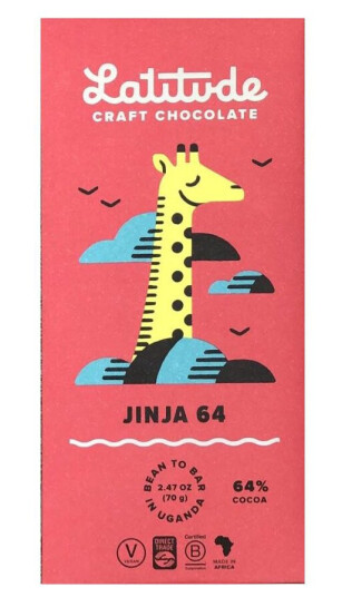 Latitude Jinja 64% Craft Chocolate Bar
