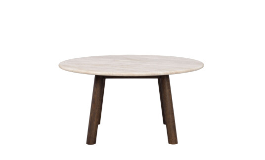 Rowico Home TARANSAY Sofabord Beige Travertin/Brun Eik