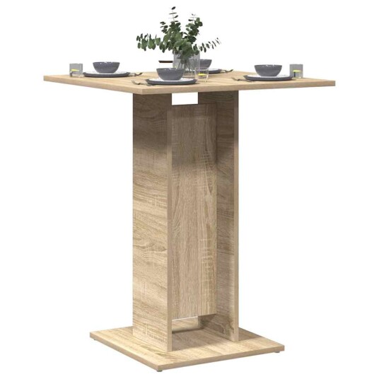 vidaXL Bistrobord sonoma eik 60x60x75 cm sponplate vidaXL Bistrobord sonoma eik 60x60x75 cm sponplate
