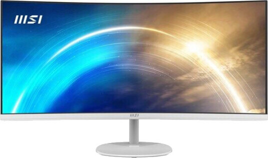 MSI 34" Ultrawide Pro MP341CQW PC-skjerm med 3440x1440 oppløsning og 100 Hz