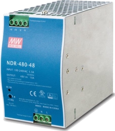 Ernitec Strømforsyning DIN 48V 480W Ernitec Strømforsyning DIN 48V 480W