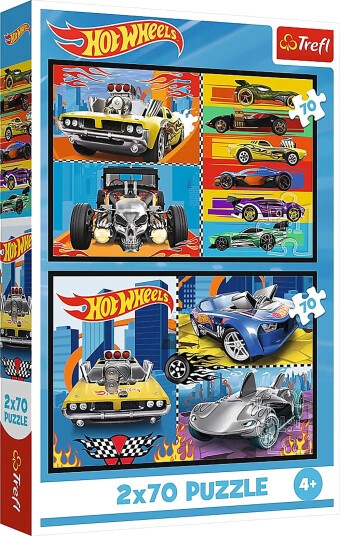 Trefl Pappussel Trefl 2X70 Bitar Hot Wheels - Multi/patterned - ONE SIZE Trefl Pappussel Trefl 2X70 Bitar Hot Wheels - Multi/patterned - ONE SIZE