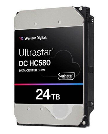 WD Ultrastar 24TB Harddisk 3.5" 7200RPM SATA med 512MB Cache